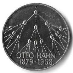 Alemanha - 5 Marcos 1979 (Km3 1512) Otto Hahn