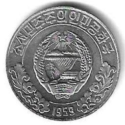 Coreia Norte - 10 Chon 1959 (Km# 3)