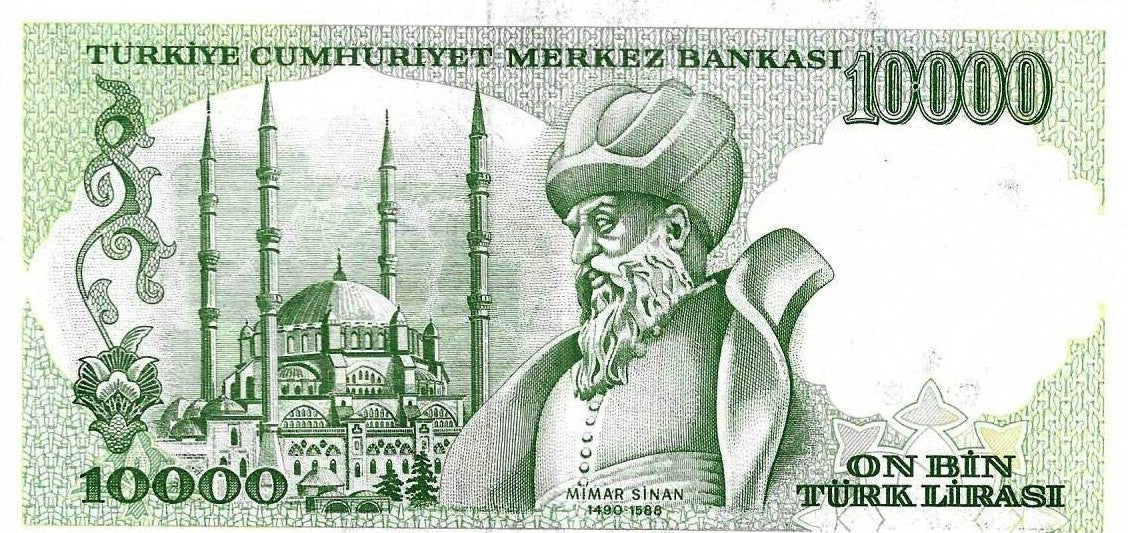 Turquia - 10000 Liras (L1970) (# 200)