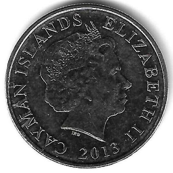 Caimão (Ilhas) - 25 Centimos 2013 (Km# 134)