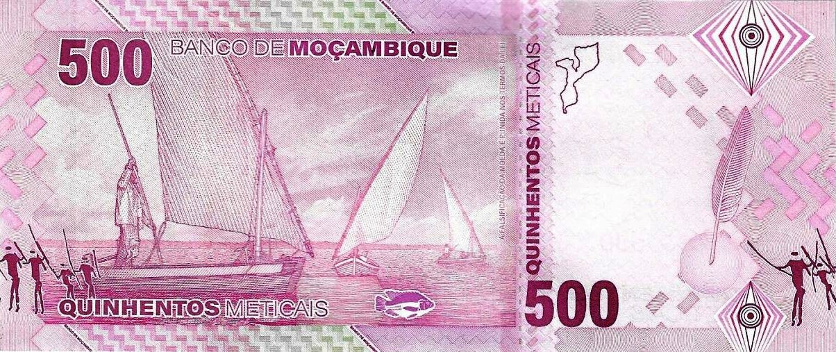 Moçambique - 500 Meticais 2024 (# 159a)