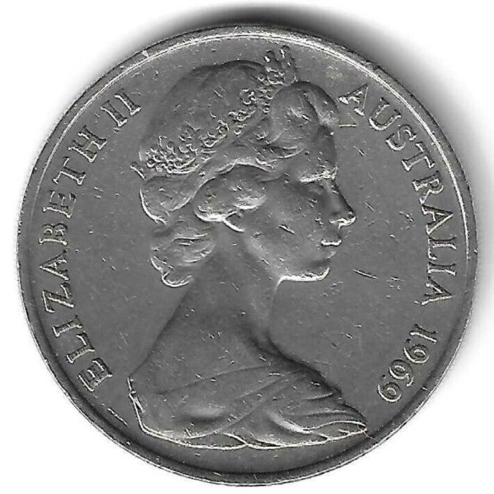 Australia - 20 Centimos 1969 (Km# 66)