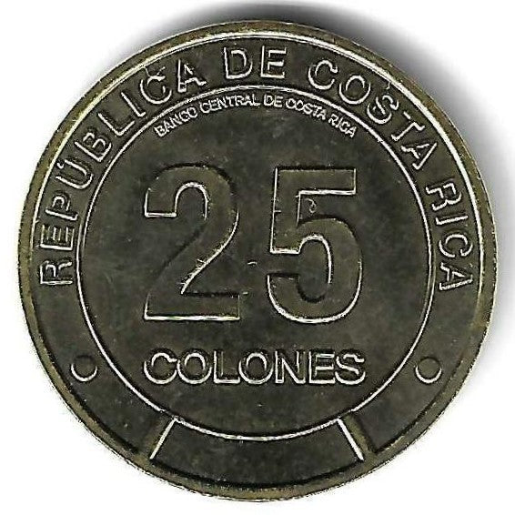 Costa Rica - 25 Centavos 2023 (Km# ..) Provincia Limon