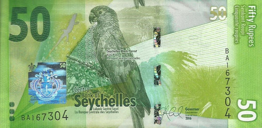 Seychelles - 50 Rupias 2016 (# 49)