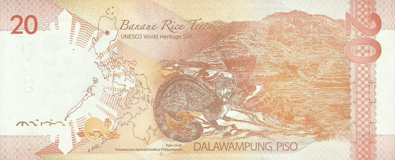 Filipinas - 20 Piso 2015 (# 206a)