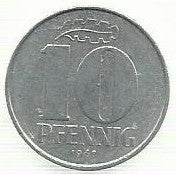 Alemanha - 10 Pfennig 1968 (A)(Km# 10)
