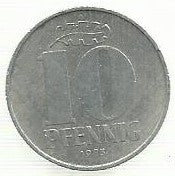 Alemanha - 10 Pfennig 1983 (A)(Km# 10)