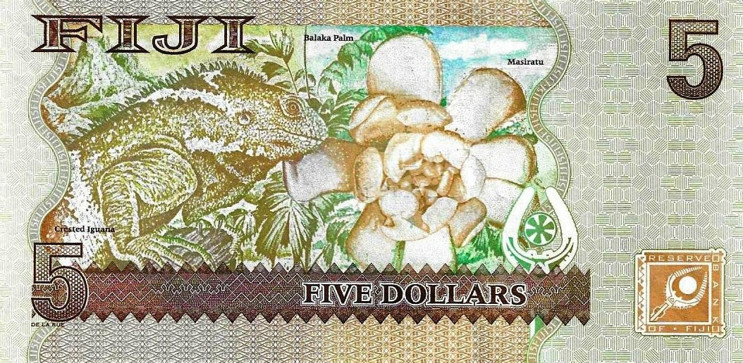 Fiji - 5 Dolares 2011 (# 110b)