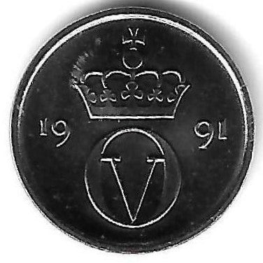 Noruega - 10 Ore 1991 (Km# 416)
