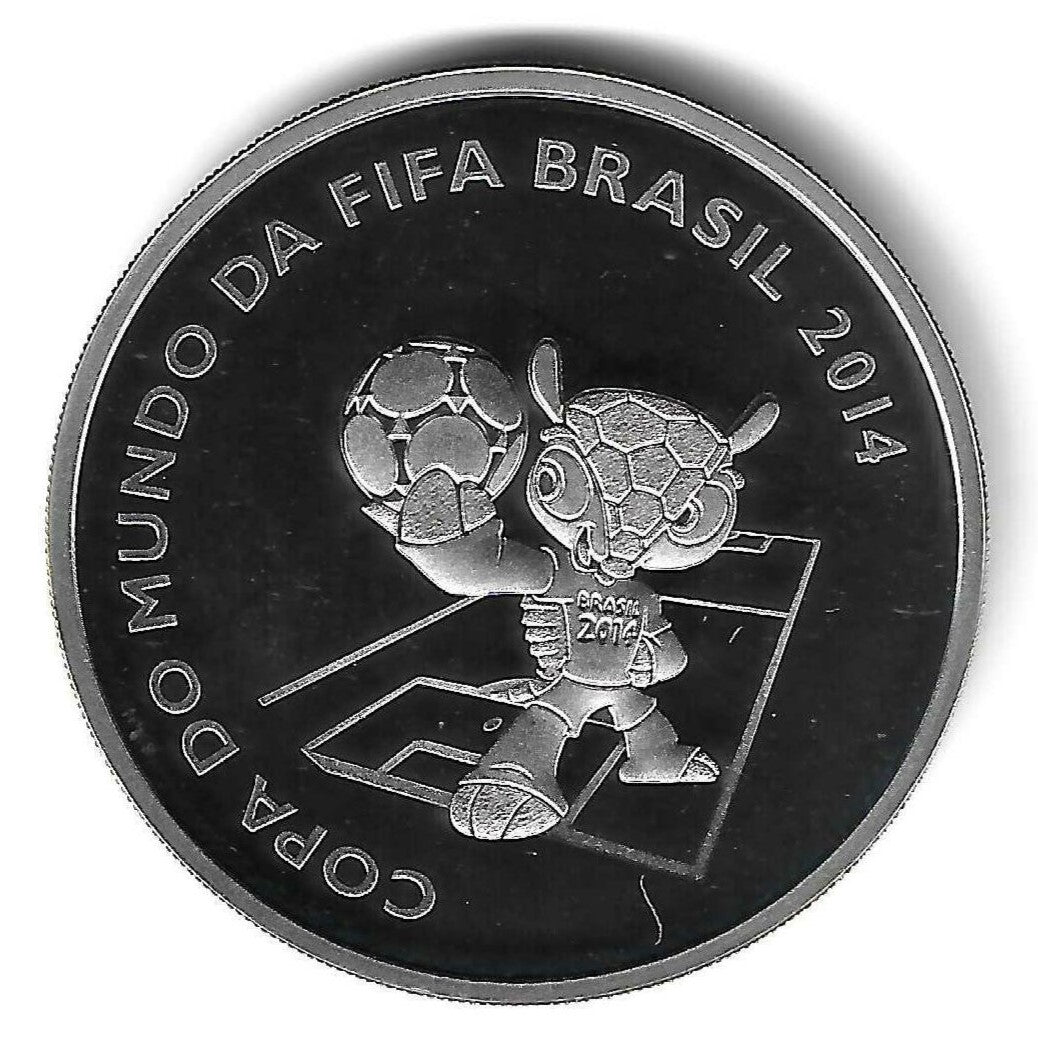 Brasil - 5 Reais 2014 (Km# 701) Mascote