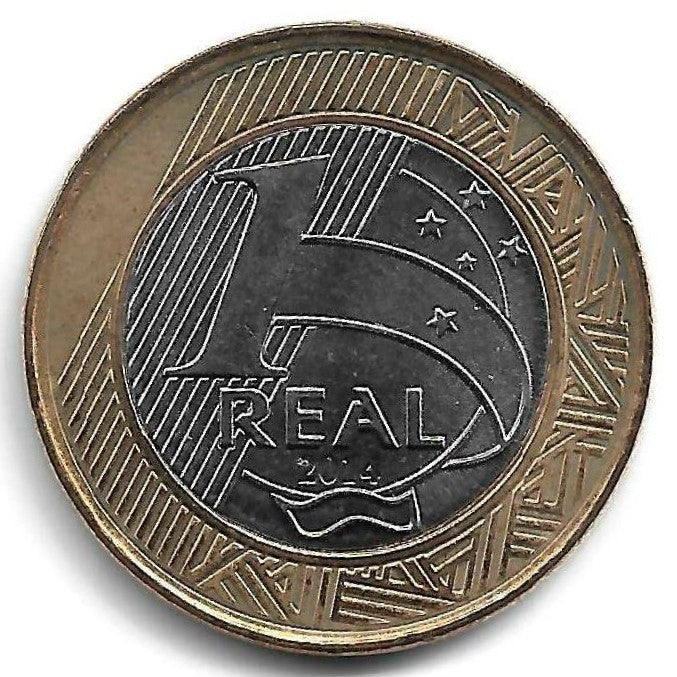 Brasil - 1 Real 2014 (Km# 687) Atletismo