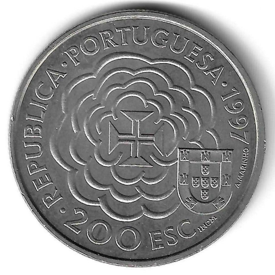 Portugal - 200$00 1997 (Km# 700) Bento Gois