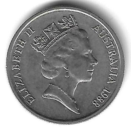 Australia - 5 Centimos 1988 (Km# 80)