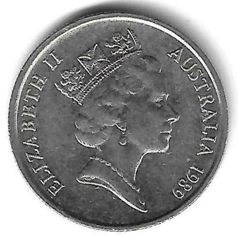 Australia - 5 Centimos 1989 (Km# 80)