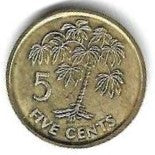 Seychelles - 5 Centimos 2010 (Km# 47a)