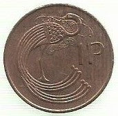 Irlanda - 1 Penny 1971 (Km# 20)