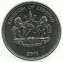 Lesoto - 5 Maloti 2010 (Km# 59)