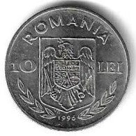 Roménia - 10 Lei 1996 (Km# 120) Natação