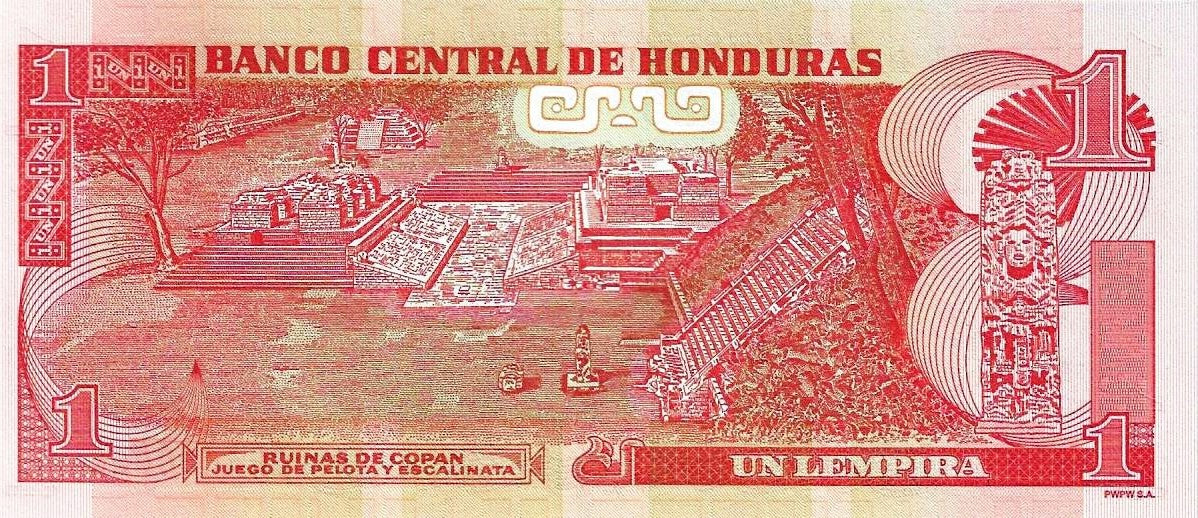 Honduras - 1 Lempira 2022 (# 96e)