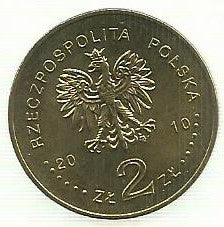 Polonia - 2 Zlote 2010 (Km# 737) Agosto 1968