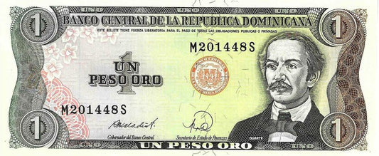 Rep. Dominicana - 1 Peso 1988 (# 126c)