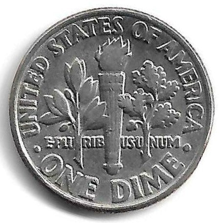 USA - 1 Dime 1981 (Km# 195a)