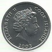 Ilhas Cook - 1 Centimo 2003 (Km# 419) James Cook