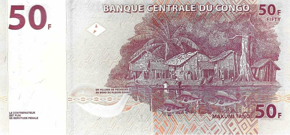 Congo - 50 Francos 2022 (# 97b)