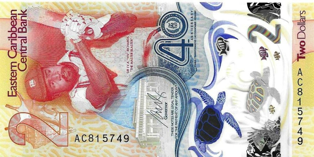 Caraibas - 2 Dolares 2023 (# 61)
