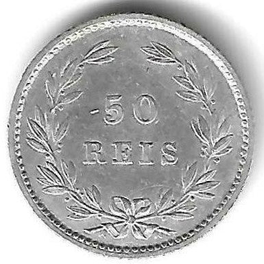Portugal - 50 Reis 1876 (Km# 506.2)