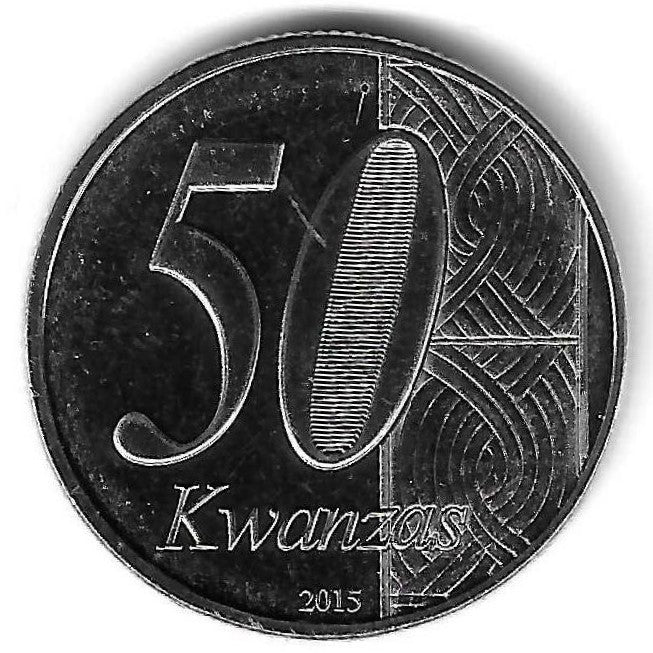 Angola - 50 Kwanzas 2015 (Km# 112) Independencia