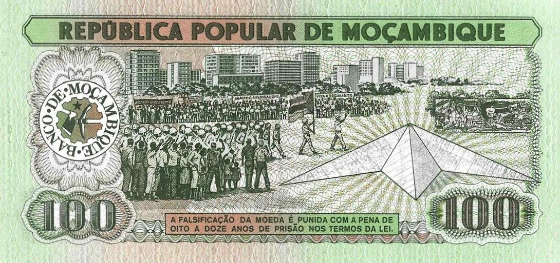 Moçambique - 100 Meticais 1980 (# 126)