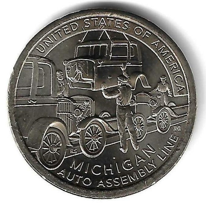 USA - 1 Dolar 2025 (Km# ..) Michigan