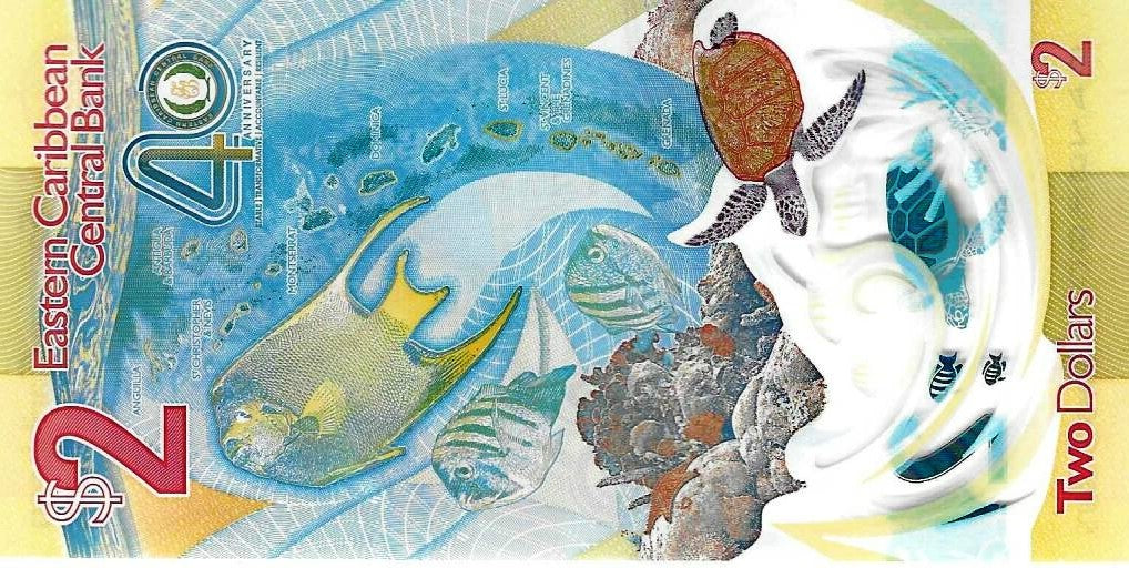 Caraibas - 2 Dolares 2023 (# 61)