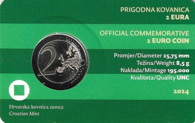 Croacia - 2 Euro 2024 (Km# ..) Varazdin