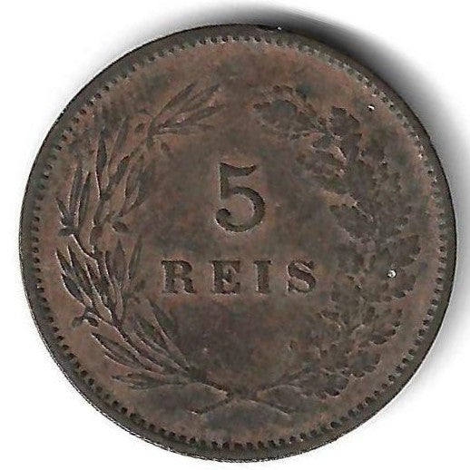 Portugal - 5 Reis 1905 (Km# 530)