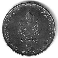Vaticano - 100 Liras 1976 (Km# 122)