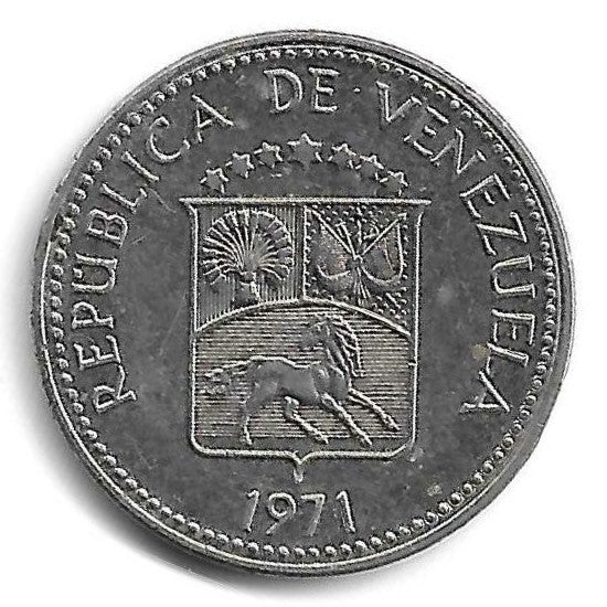 Venezuela - 10 Centimos 1971 (Km# A40)