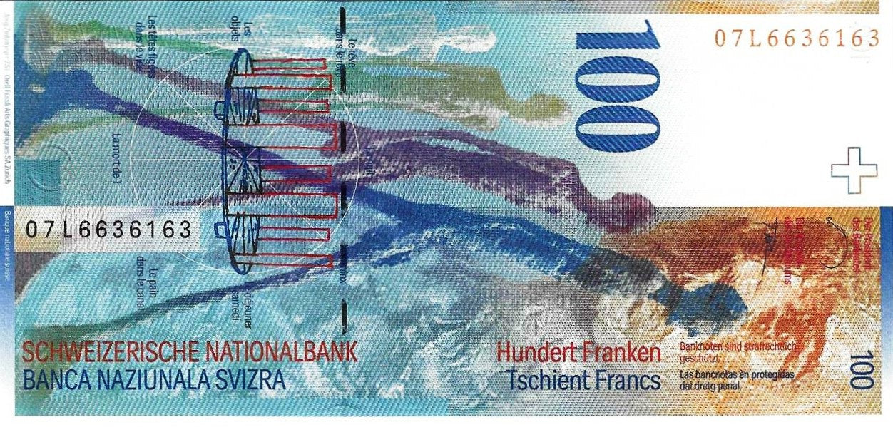 Suiça - 100 Francos 2007 (# 72h)