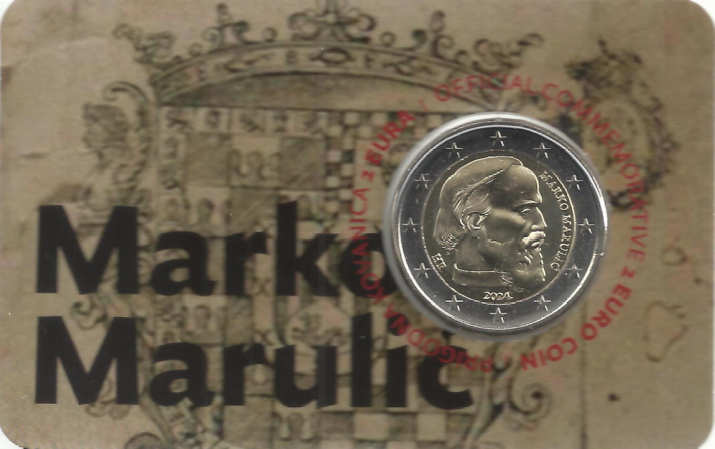 Croacia - 2 Euro 2024 (Km# ..) Marko Marulic
