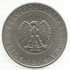 Polonia - 20 Zlotych 1974 (Km# 67)