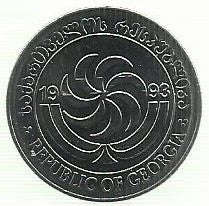 Georgia - 20 Thetri 1993 (Km# 80)