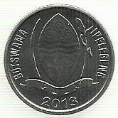 Botswana - 10 Thebe 2013 (Km# 32)