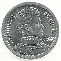 Chile - 1 Peso 1954 (Km# 179a)