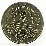 Cabo Verde - 1$00 1994 (Km# 27) Tartaruga