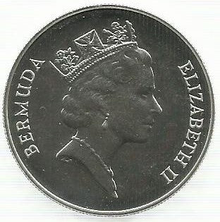 Bermudas - 1 Dolar 1989 (Km# 61a)