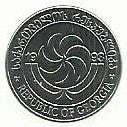 Georgia - 1 Thetri 1993 (Km# 76)