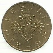 Austria - 1 Schilling 1976 (Km# 2886)