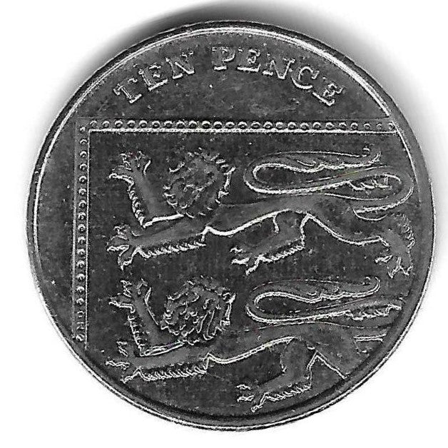 Inglaterra - 10 Pence 2014 (Km# 1110a)