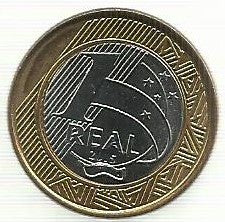 Brasil - 1 Real 2015 (Km# Novo) Rugby
